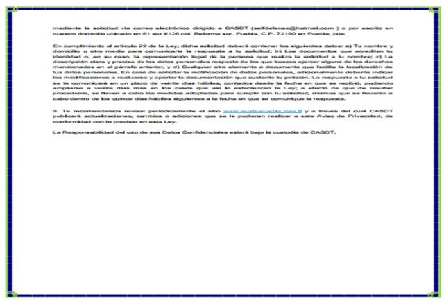 Aviso de Privacidad de Datos 2